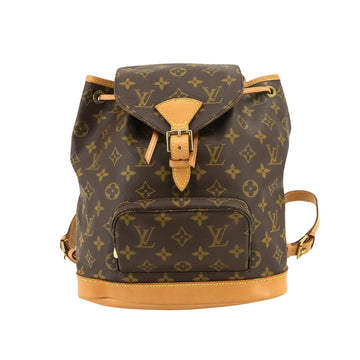 Louis Vuitton Montsouris  Canvas Backpack Bag ()