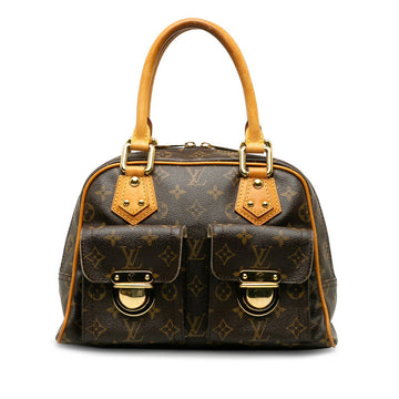 Louis Vuitton Monogram M40026 Handbag PVC/Leather Brown