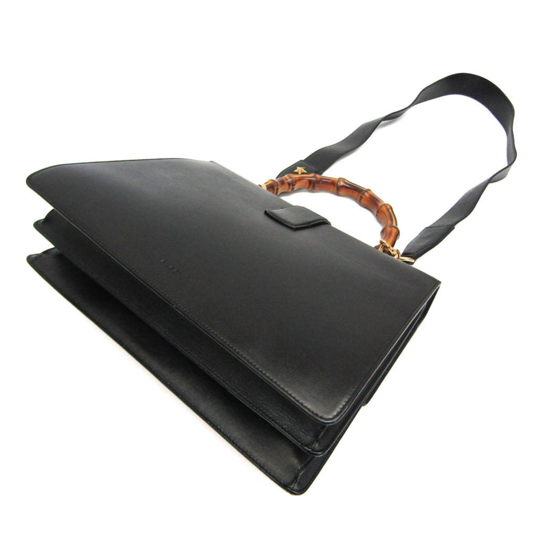Gucci Bamboo  Leather Shoulder Bag ()