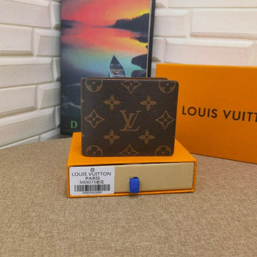 Makersluxe - Monogram Canvas Wallet Brown
