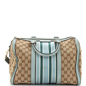Vintage Web Boston Bag GG Canvas Medium