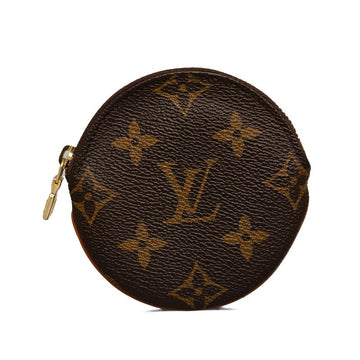 Louis Vuitton Monogram M61926 Coin Case PVC/Leather Brown