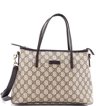 Convertible Zip Tote GG Coated Canvas Medium