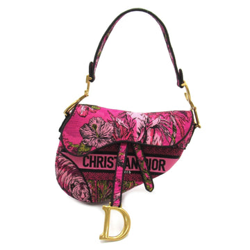 Dior Dior Saddle Bag Saddle Bag Linen  Pink Fuschia Multi M0446CEUP75E