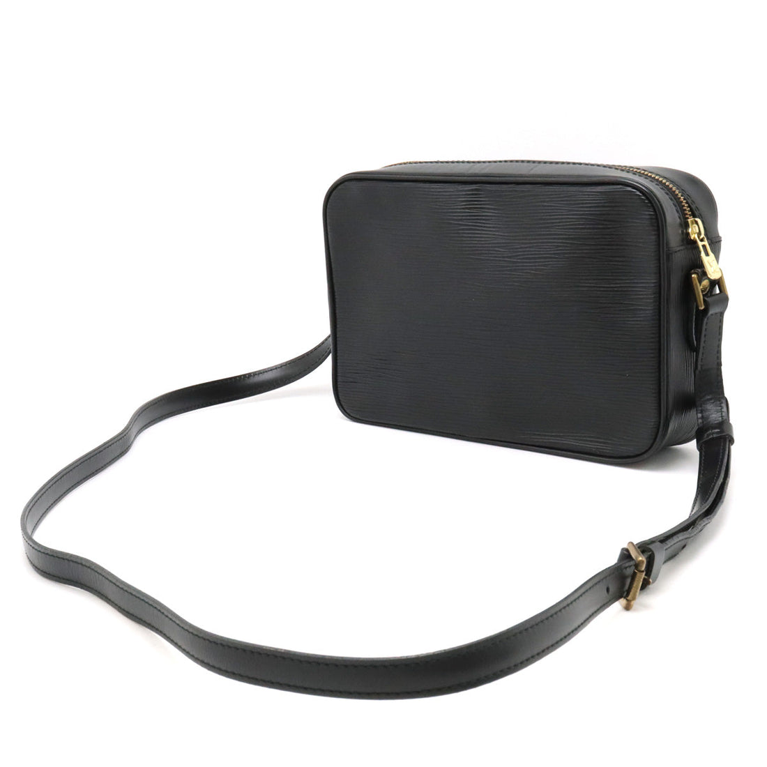 LOUIS VUITTON Louis Vuitton Epic Trocadero 24 Shoulder Bag Leather Noir Black Black Gold  M52312