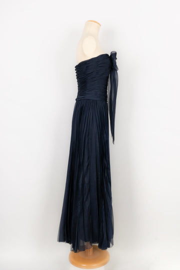 Robe bustier bleue Chanel