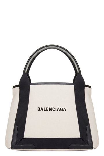 Balenciaga Women 'Navy Cabas' Small Shopping Bag
