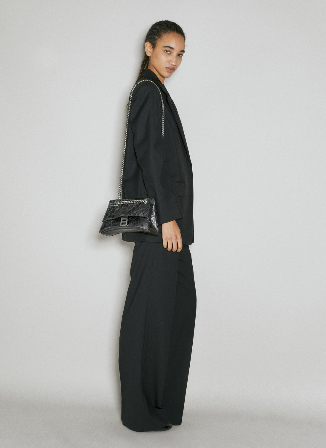 Balenciaga Women Crush Chain Shoulder Bag