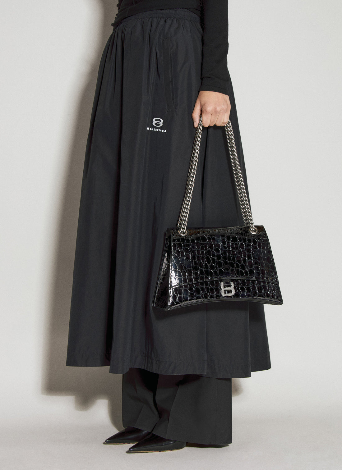 Balenciaga Women Medium Crush Chain Shoulder Bag