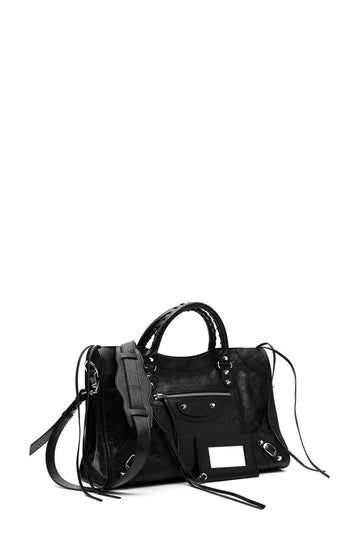 Classic City M Black with Silver Hardware