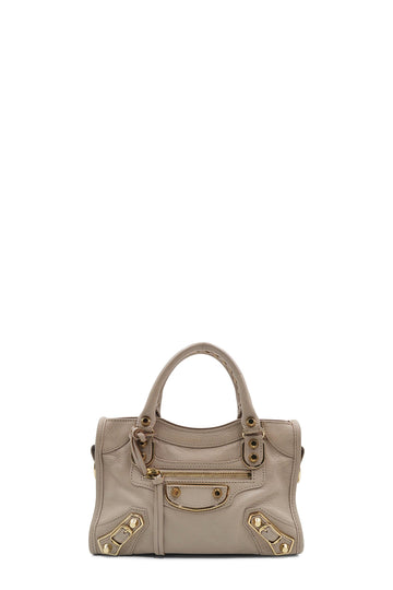 Classic Metallic Edge Mini City Nude