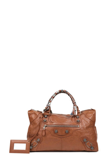 Giant 21 Gold Work Bag Cognac with Handle Wraps