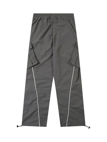 Makersluxe High Street Hip Hop Pocket Workwear Casual Pants