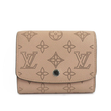 Louis Vuitton Portefolio Illis Compact M62541 Magnolia Machina Monogram Silver  Two Fold Wallet Leather