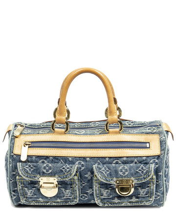 Louis Vuitton Blue Monogram Denim Neo Speedy ( )