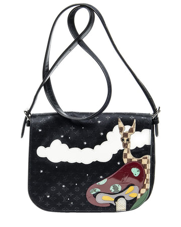 Louis Vuitton Limited Edition Black Monogram Patchwork Canvas Marc Jacobs  Conte