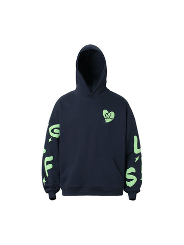 Makersluxe Foam Letter Pullover Hoodie