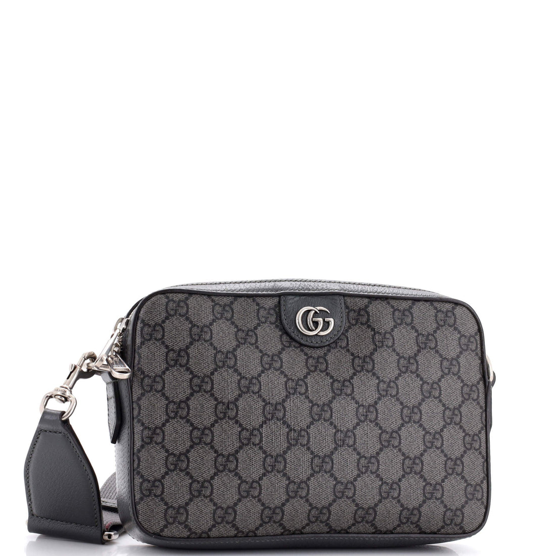 Ophidia Zip Wristlet Shoulder Bag GG Coated Canvas Small