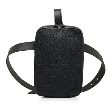 Louis Vuitton Monogram Trion Utility Side Bag Body Bag 2WAY M53298 Noir Black Leather Men Louis Vuitton