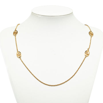Dior Logo Long Chain Necklace G   Dior