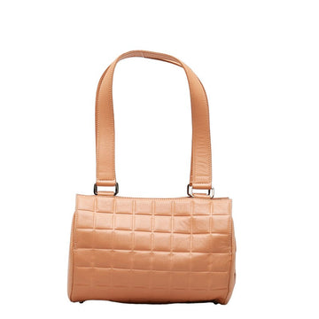 CHANEL CHANEL CHOCOLATE BAR HANDBACK RAMSKIN PINK