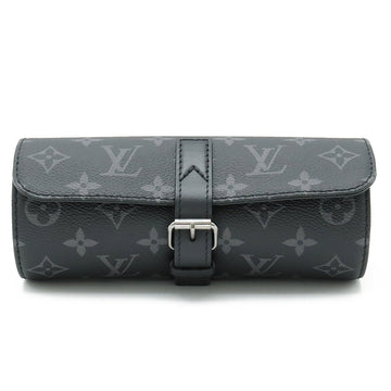 LOUIS VUITTON 3 Watch Roll in Damier Graphite M43385