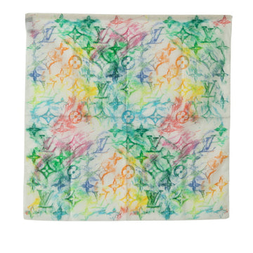 Louis Vuitton Monogram Pastel Mask Bandana  Cover 3 Set MP2887 Green Orange Multicolor Cotton  Louis Vuitton