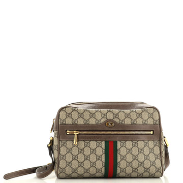 Ophidia Shoulder Bag GG Coated Canvas Small