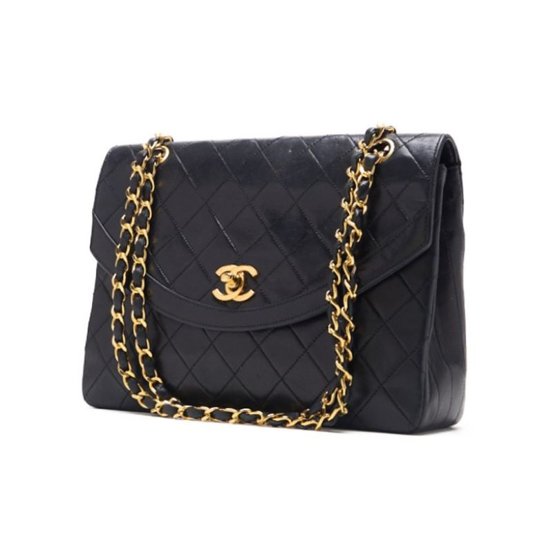 Chanel Matrasse  Flap Turnlock Chain Shoulder  Black   Shoulder Bag Ladies Shoulder Bag Hybrid ? Ship? Ladies Shoulder Bag Ladies Shoulder Bag