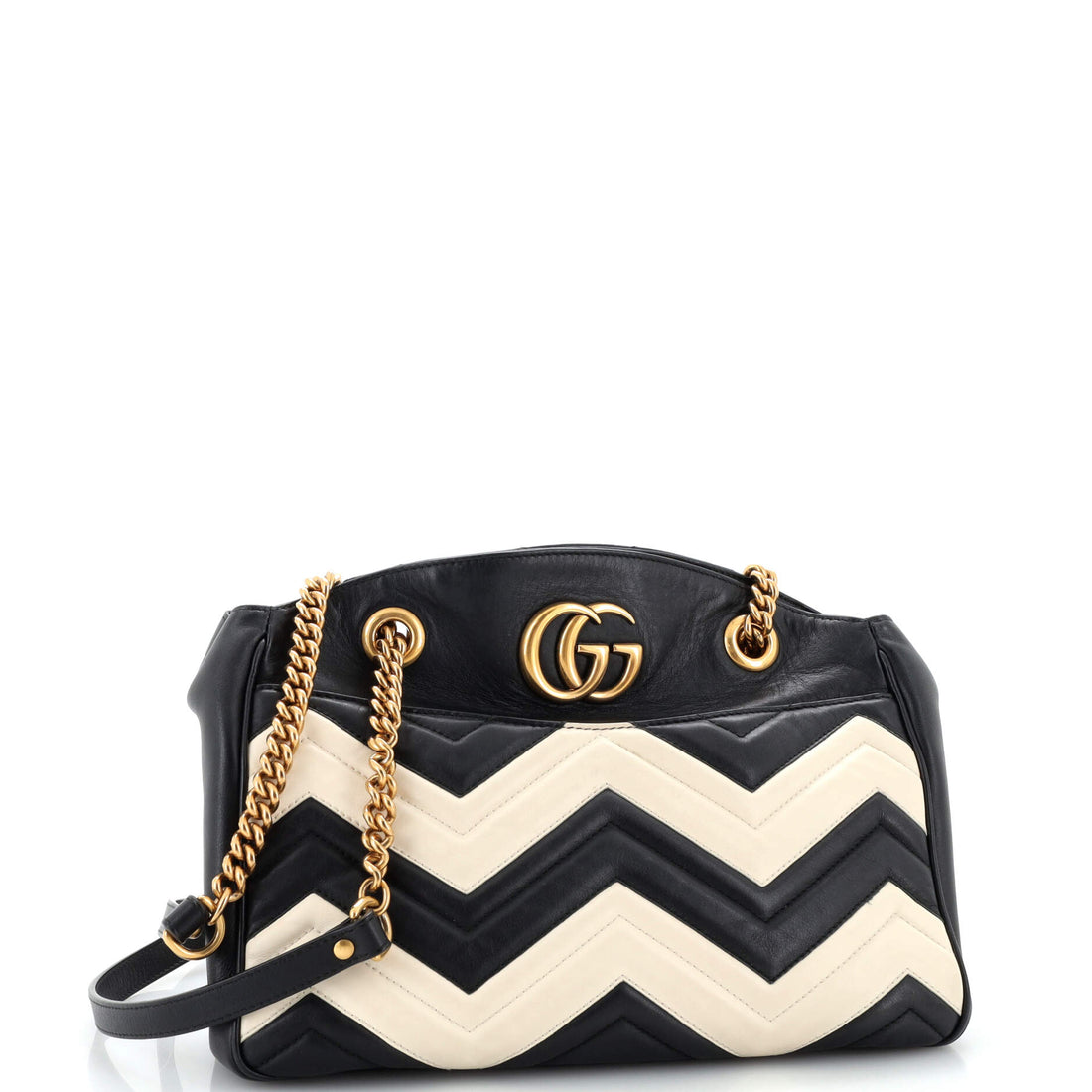 GG Marmont Chain Tote Matelasse Leather Medium