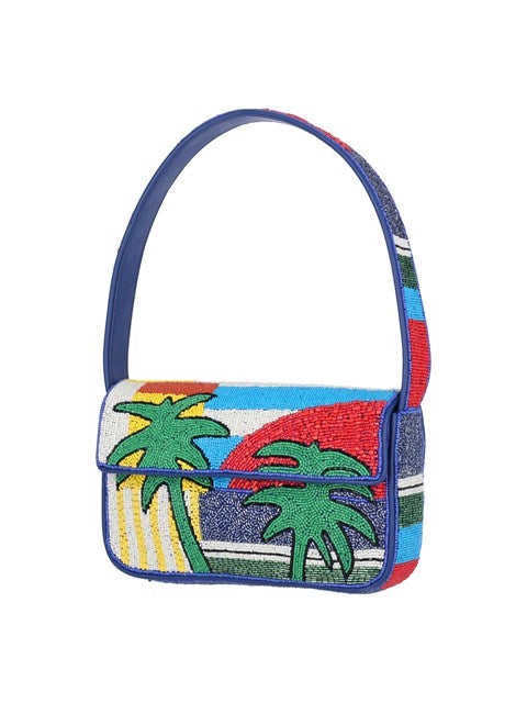 Staud Women Tommy Palms' Beads Shoulder Bag