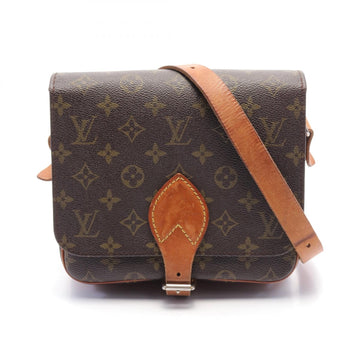 Louis Vuitton Cartouchiere MM Shoulder Bag Brown