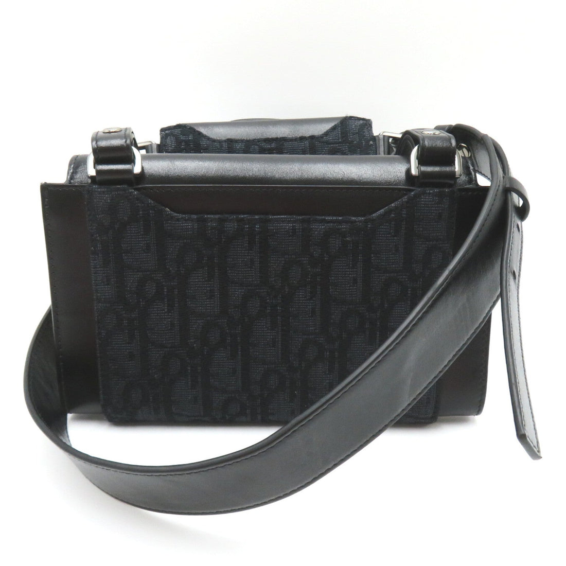 Dior Dior Trotter Shoulder Bag Shoulder Bag Canvas Leather  Black