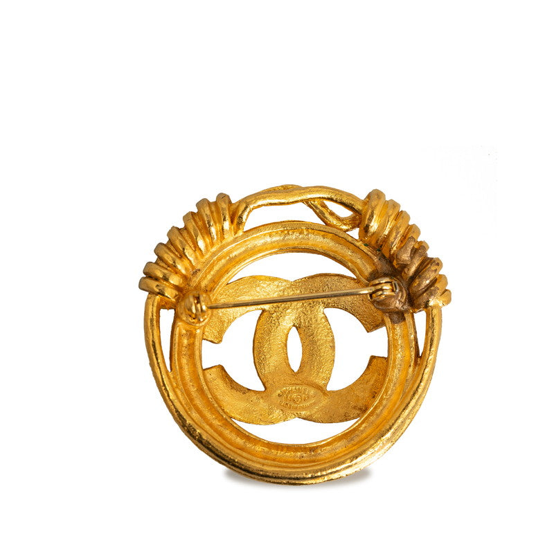 Chanel Vintage Coco  Brochure Gold   Chanel
