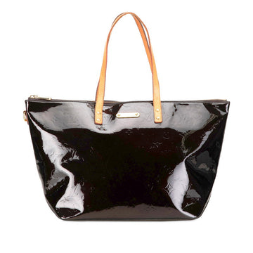 Louis Vuitton Monogram Vernis Belvue GM Shoulder Bag M93589 Amarant Brown Patent Leather  Louis Vuitton