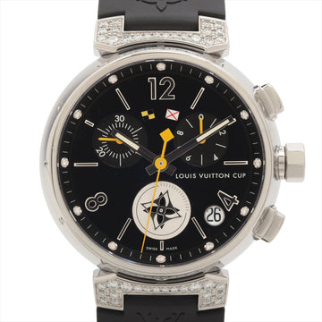 Louis Vuitton Tambour Larinth Cup Q11BK SS Loveyrinth QZ Black