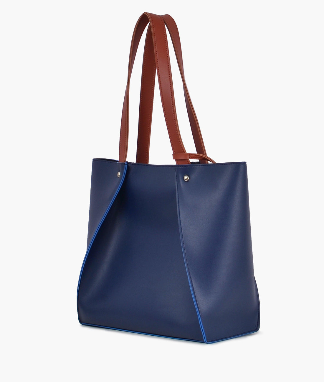 Blue shopping tote bag