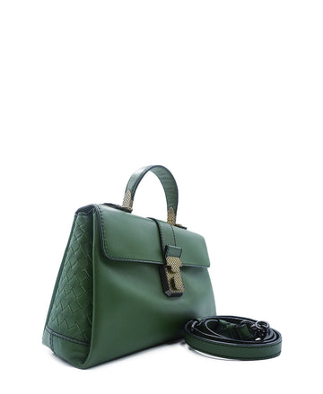 Piazza Top Handle Bag Green