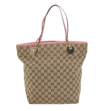 GUCCI GG Canvas Tote Bag Beige 120836 bs10424