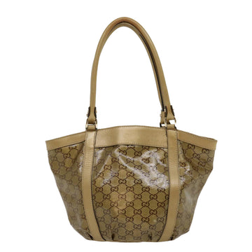GUCCI GG Canvas Tote Bag Beige Gold 211983204991 bs1798