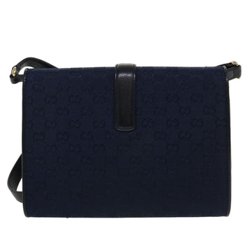GUCCI GG Canvas Shoulder Bag Navy bs3831