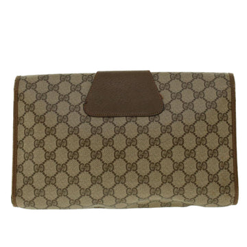 GUCCI GG Canvas Web Sherry Line Clutch Bag Beige Red Green 8901031 bs5120