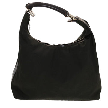 GUCCI Shoulder Bag Canvas 2Set Black bs5295