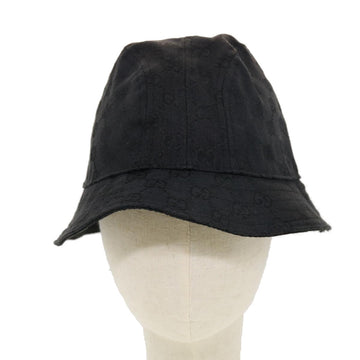 GUCCI GG Canvas Hat L Black bs5383