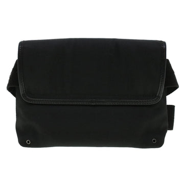 GUCCI Waist Bag Canvas Black 92543 bs5795