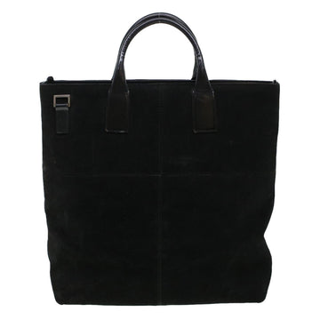 GUCCI Hand Bag Suede Black bs5946
