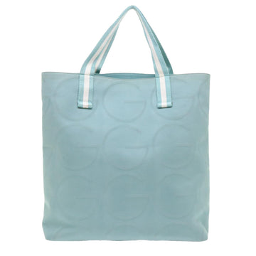 GUCCI Tote Bag Canvas Light Blue 123439 bs6465