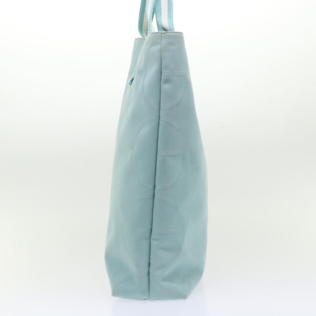 GUCCI Tote Bag Canvas Light Blue 123439 bs6465