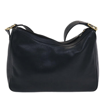 GUCCI Shoulder Bag Leather Navy bs6472
