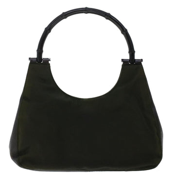 GUCCI Hand Bag Nylon 3Set Black Beige bs6513